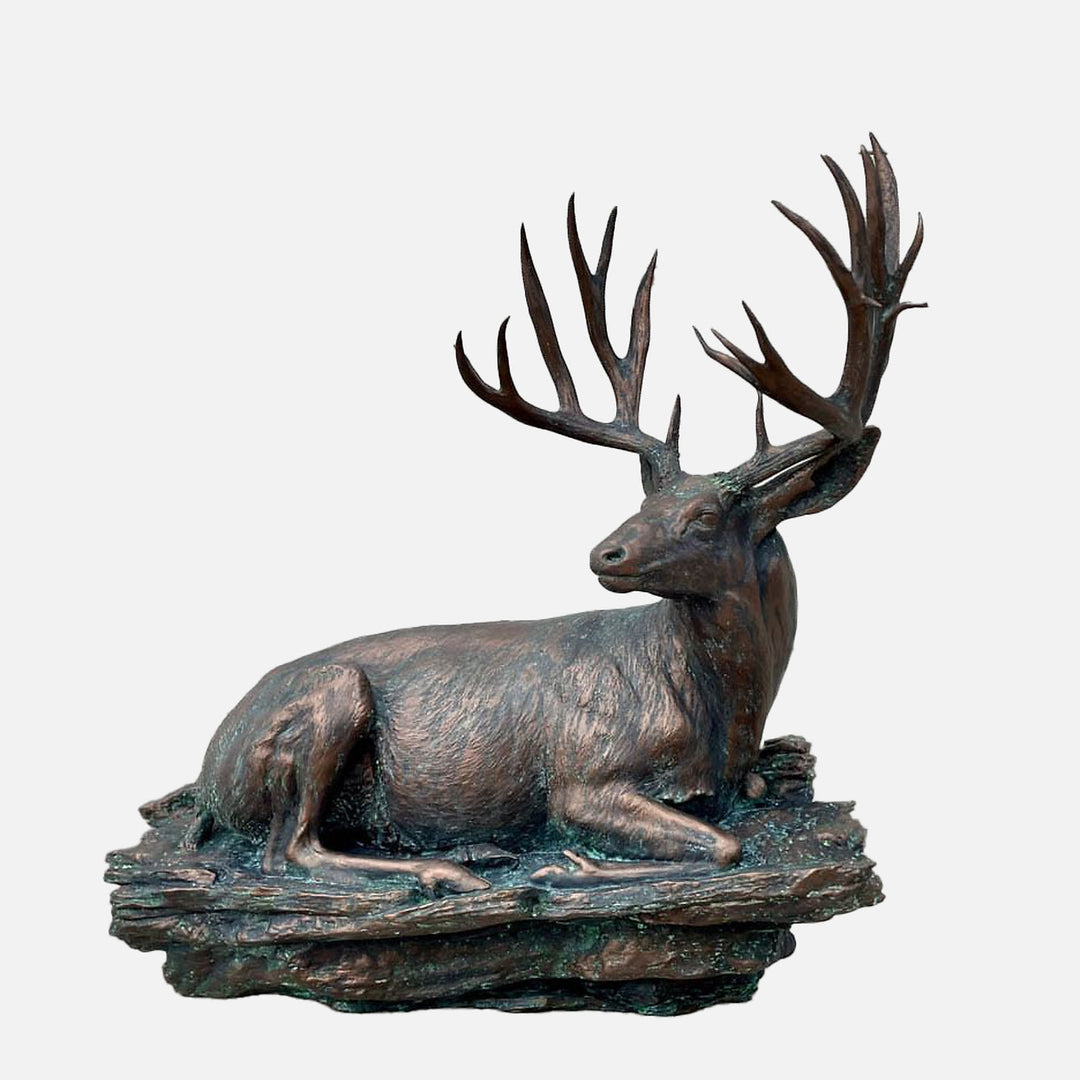 Custom Faux Bronze Statue (Attach YOUR antlers) Call for quote